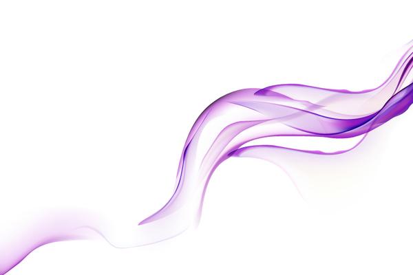 紫色抽象曲线幻灯片背景图片