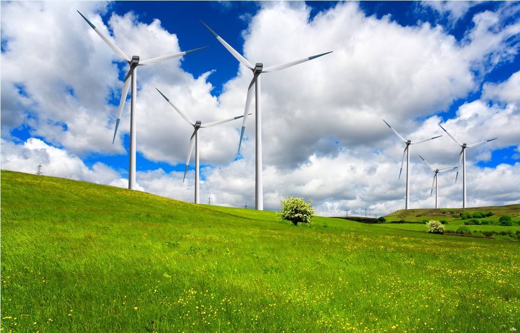 绿色风力发电新能源PPT模板