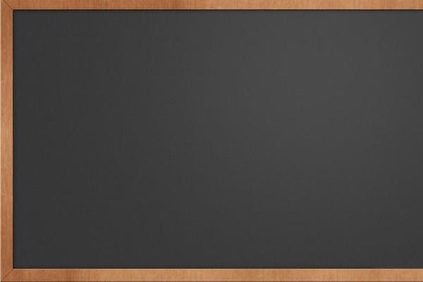 木质边框的黑板PPT背景图片
