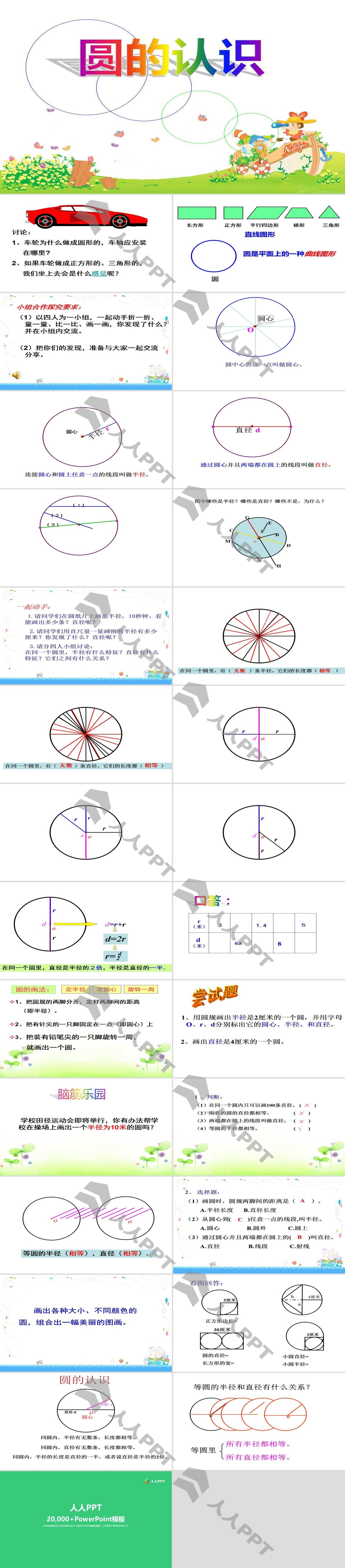 《圆的认识》圆PPT课件7长图