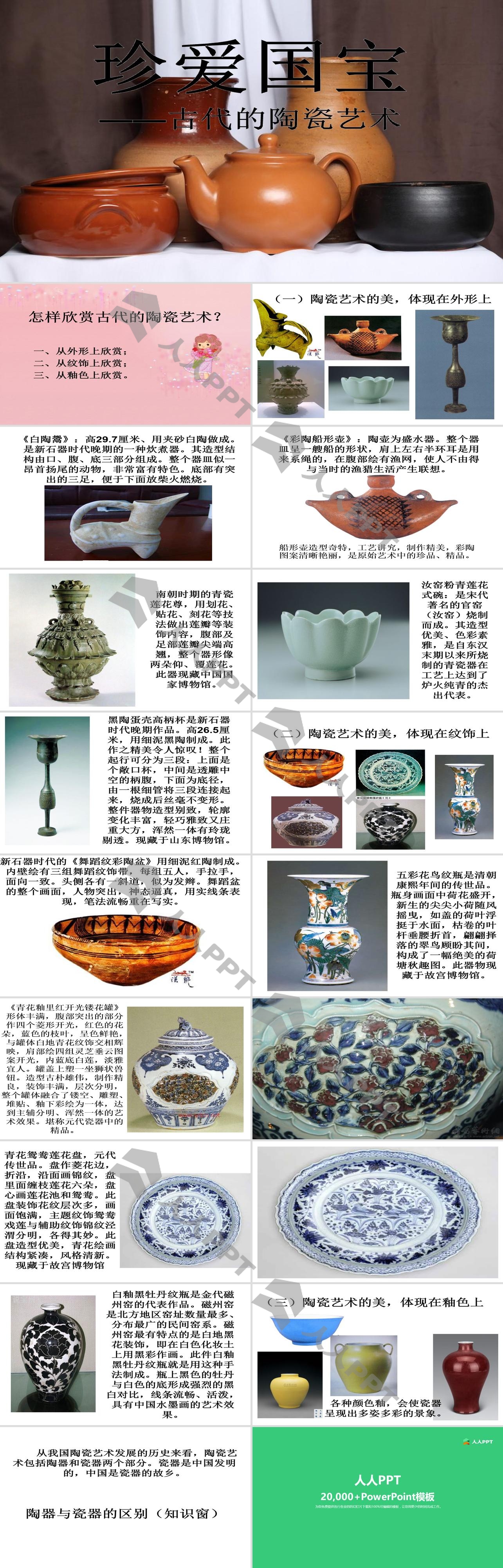《珍爱国宝――古代的陶瓷艺术 》PPT课件2长图
