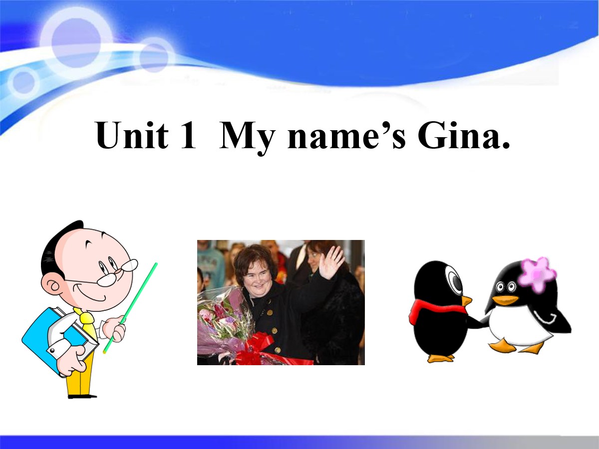《My name's Gina》PPT课件2