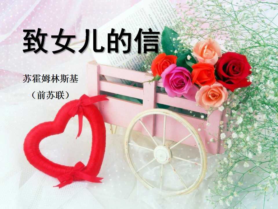 《致女儿的信》PPT课件7