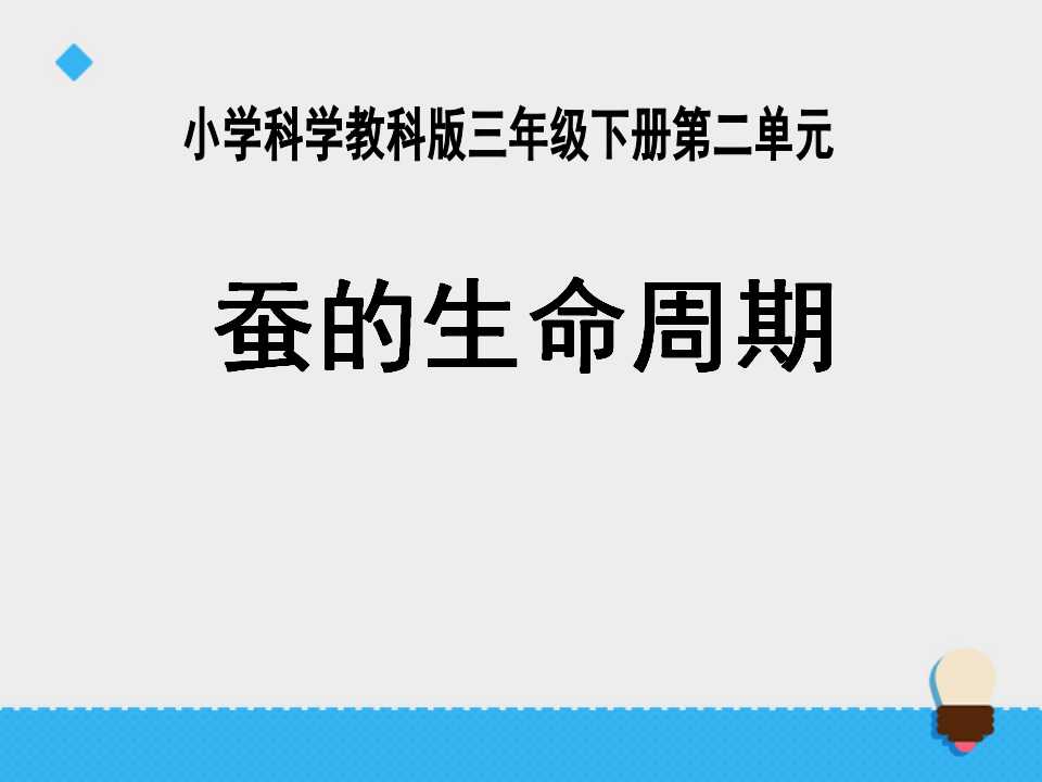 《蚕的生命周期》动物的生命周期PPT课件