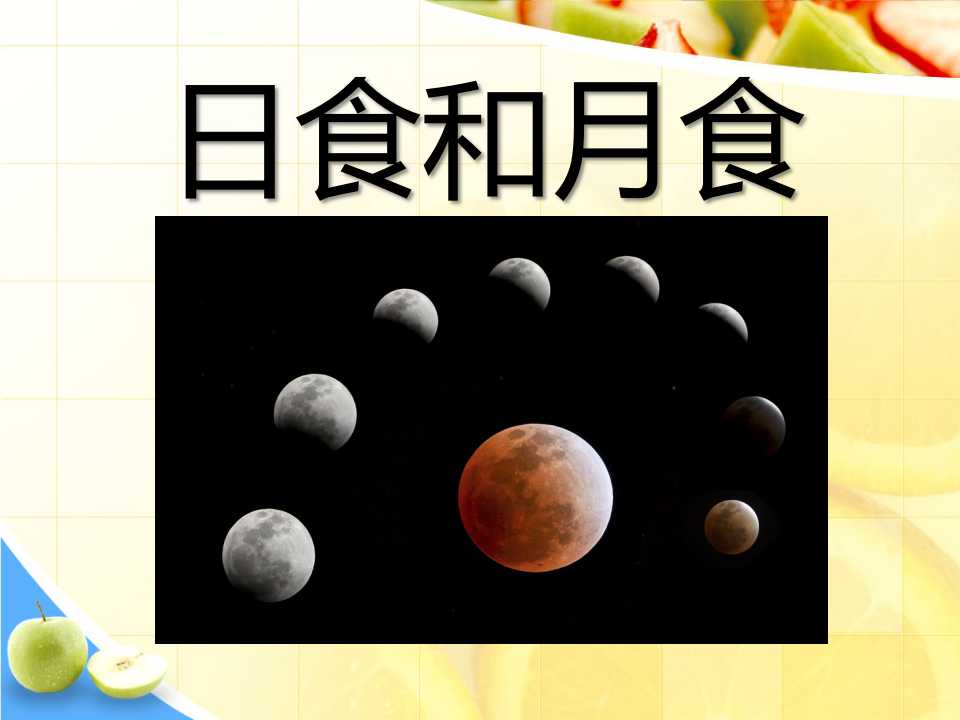 《日食和月食》宇宙PPT课件3