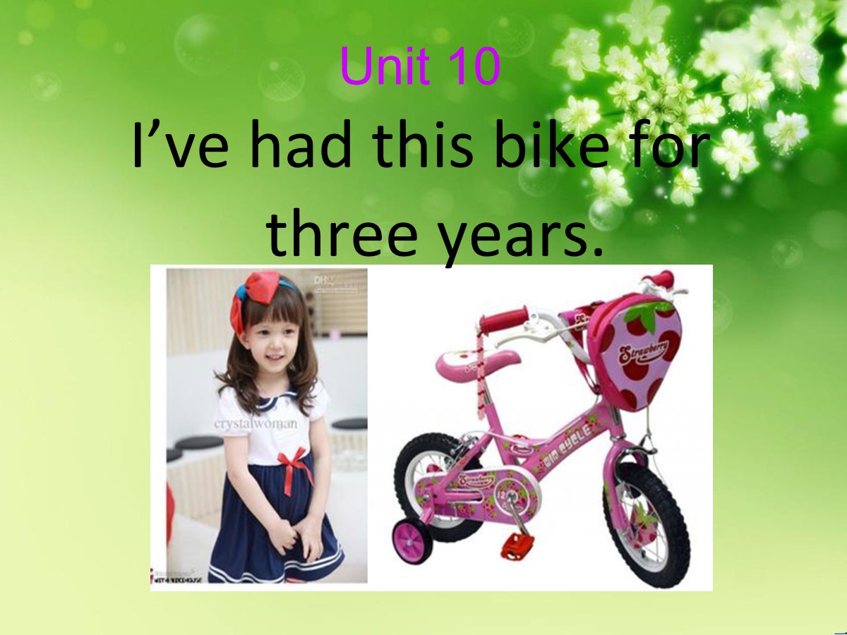 《I've had this bike for three years》PPT课件6