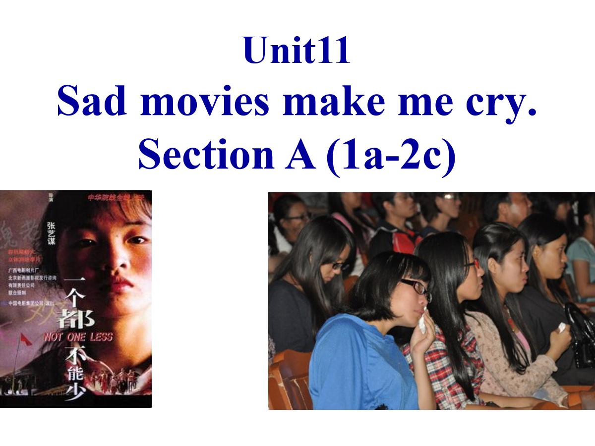 《Sad movies make me cry》PPT课件3