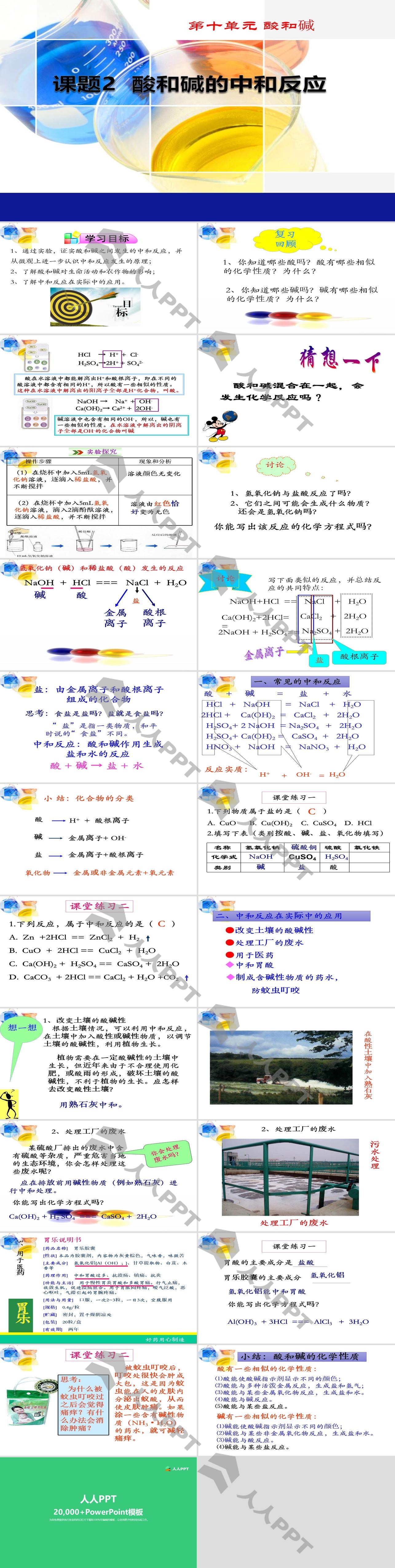 《酸和碱的中和反应》酸和碱PPT课件3长图