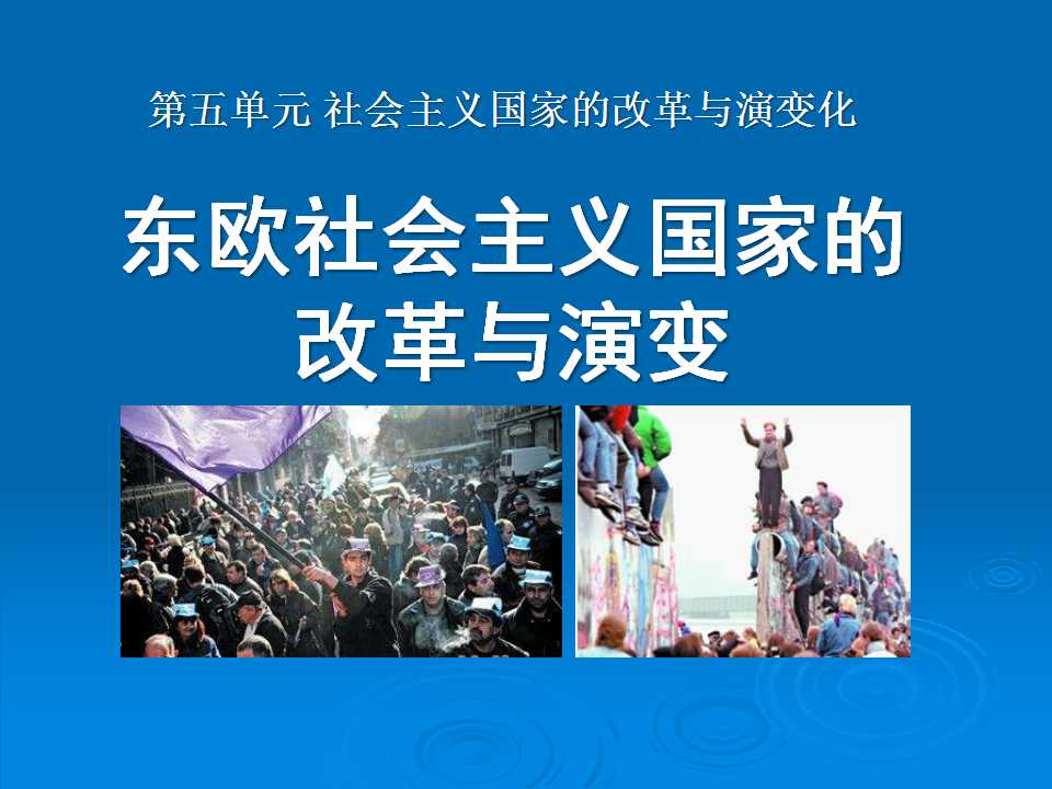 《东欧社会主义国家的改革与演变》社会主义国家的改革与演变化PPT课件5