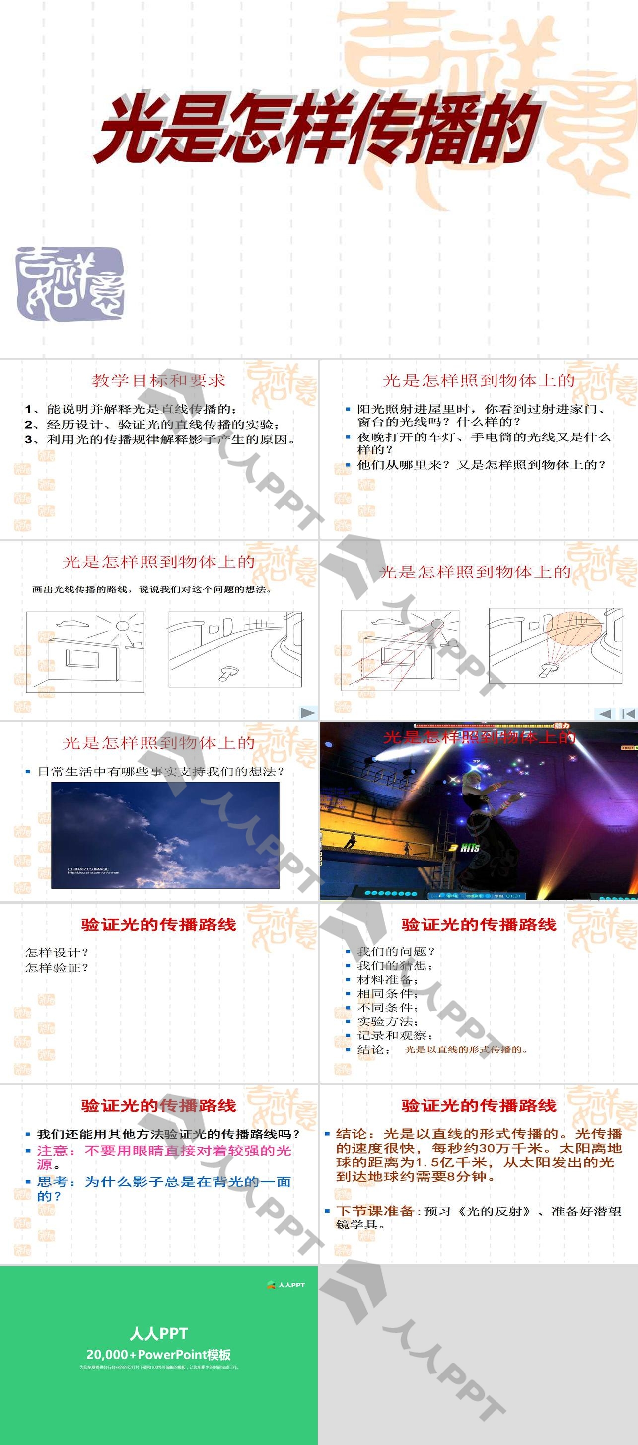 《光是怎样传播的》光PPT课件4长图