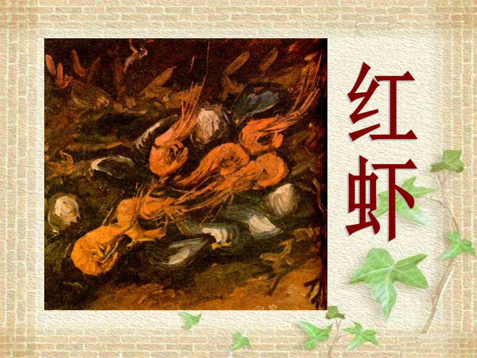 《红虾》PPT课件