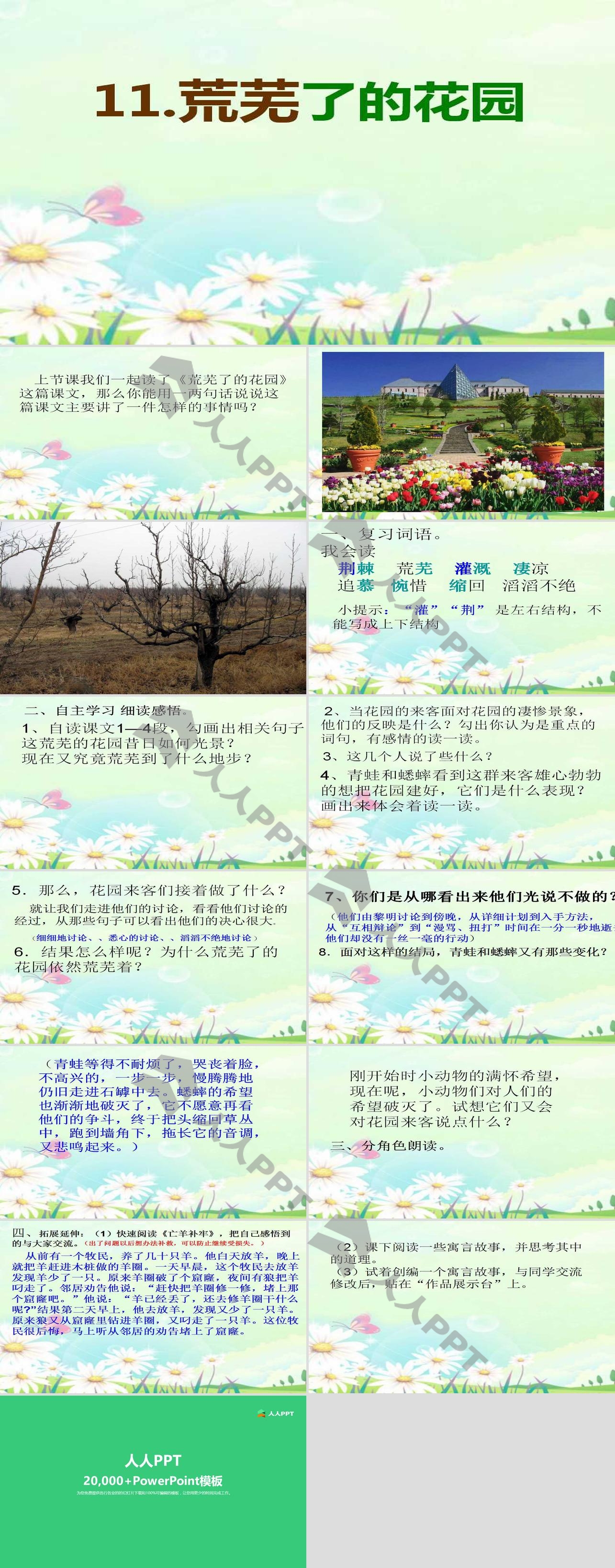 《荒芜了的花园》PPT课件2长图