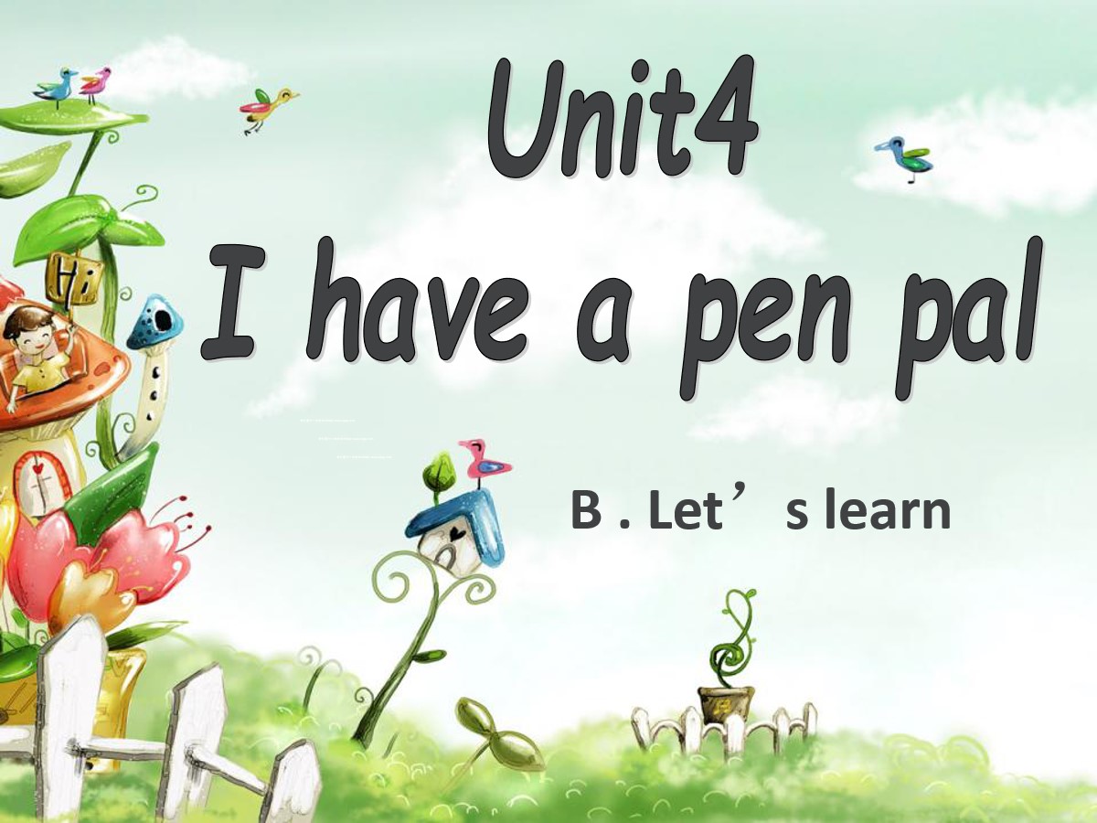 《I have a pen pal》PPT课件17