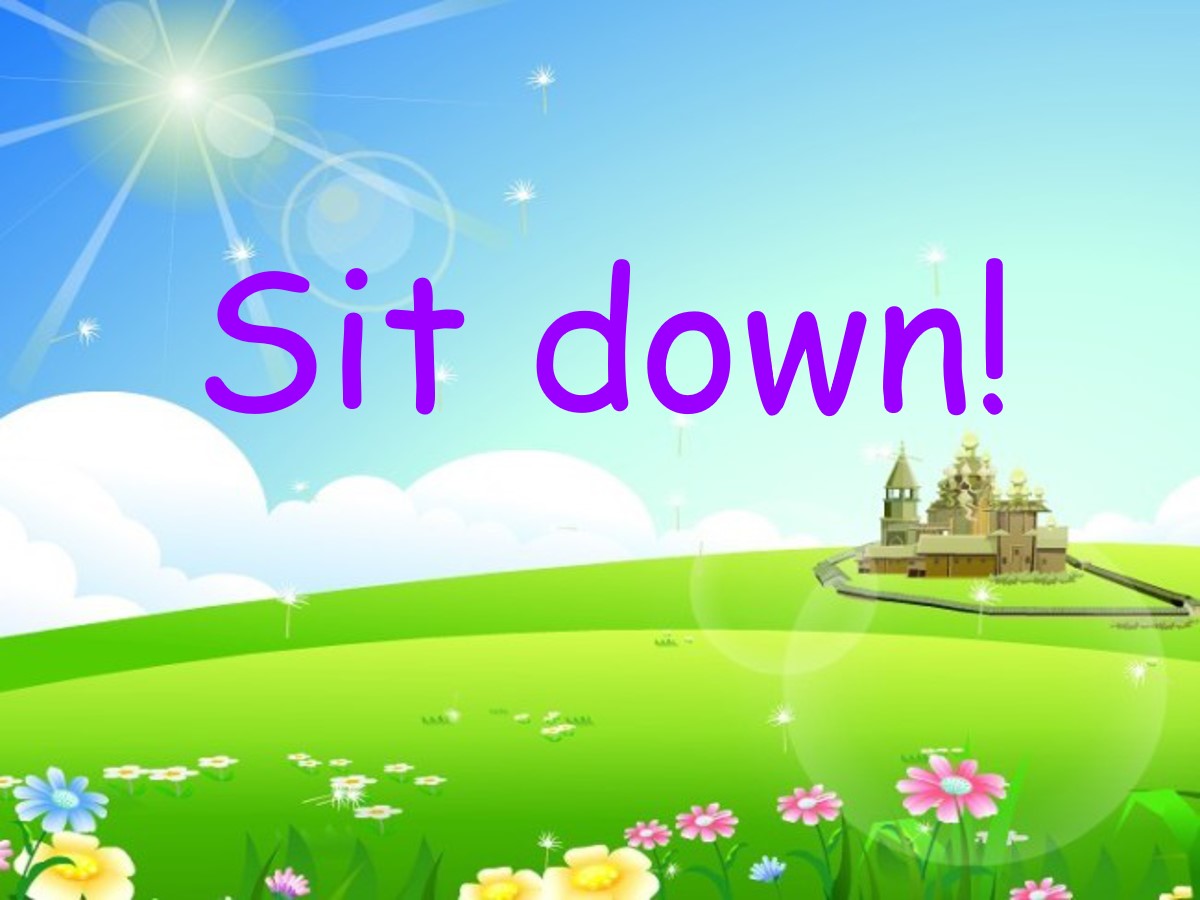 《Sit down!》PPT课件3
