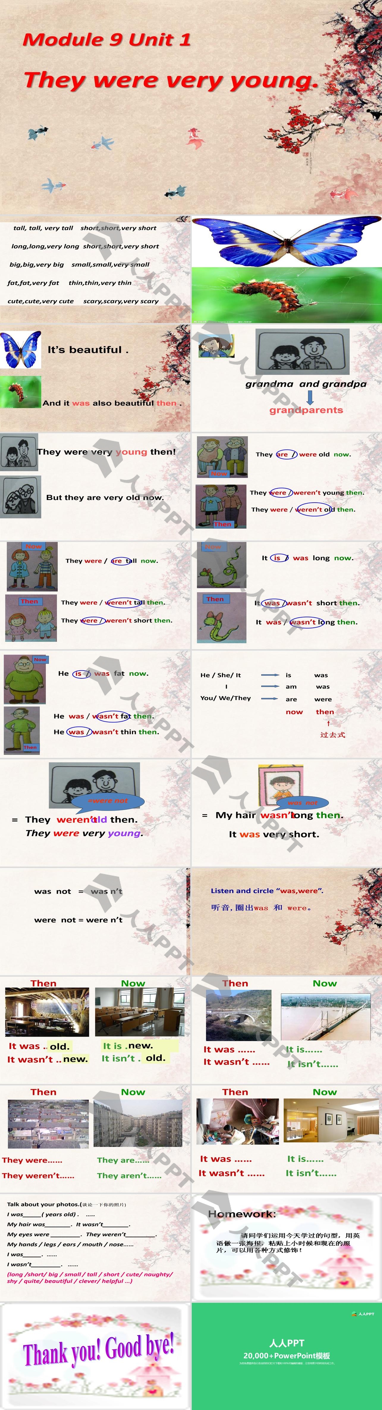 《They were very young》PPT课件长图