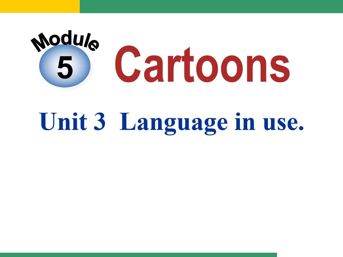 《Language in use》Cartoon stories PPT课件2
