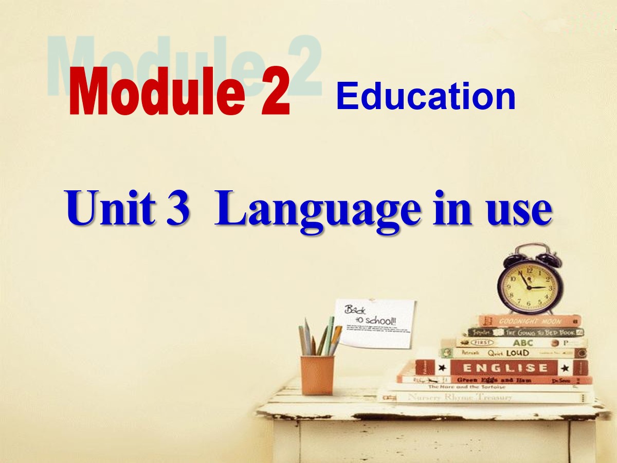 《Language in use》Education PPT课件2