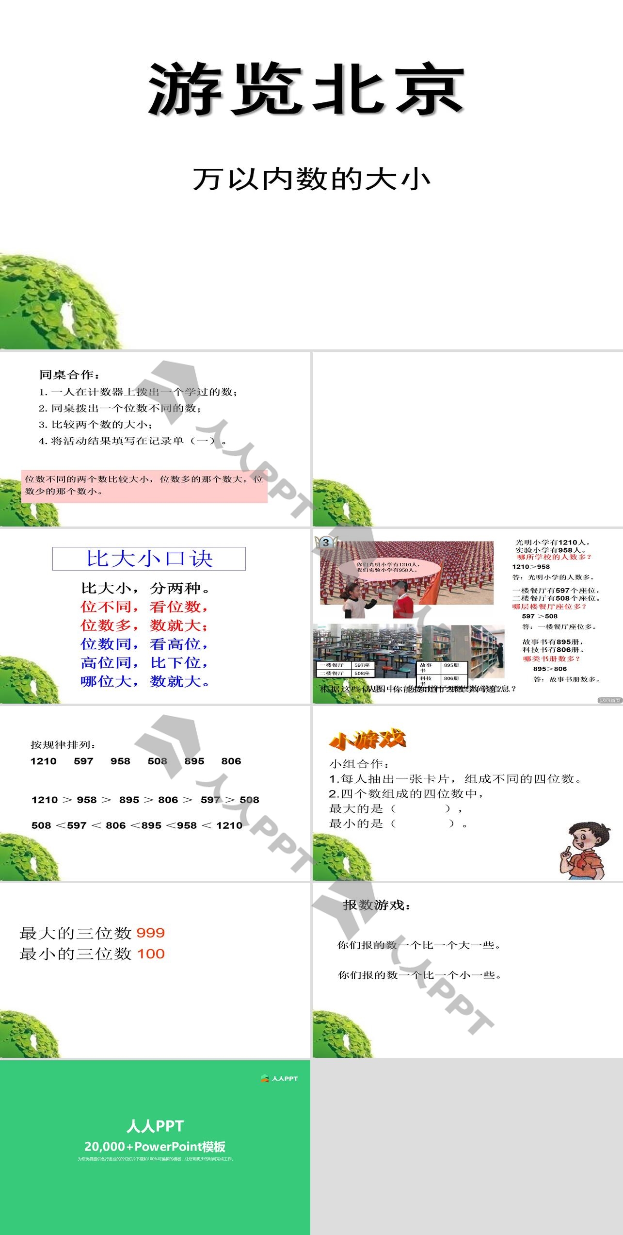 《游览北京》PPT课件7长图