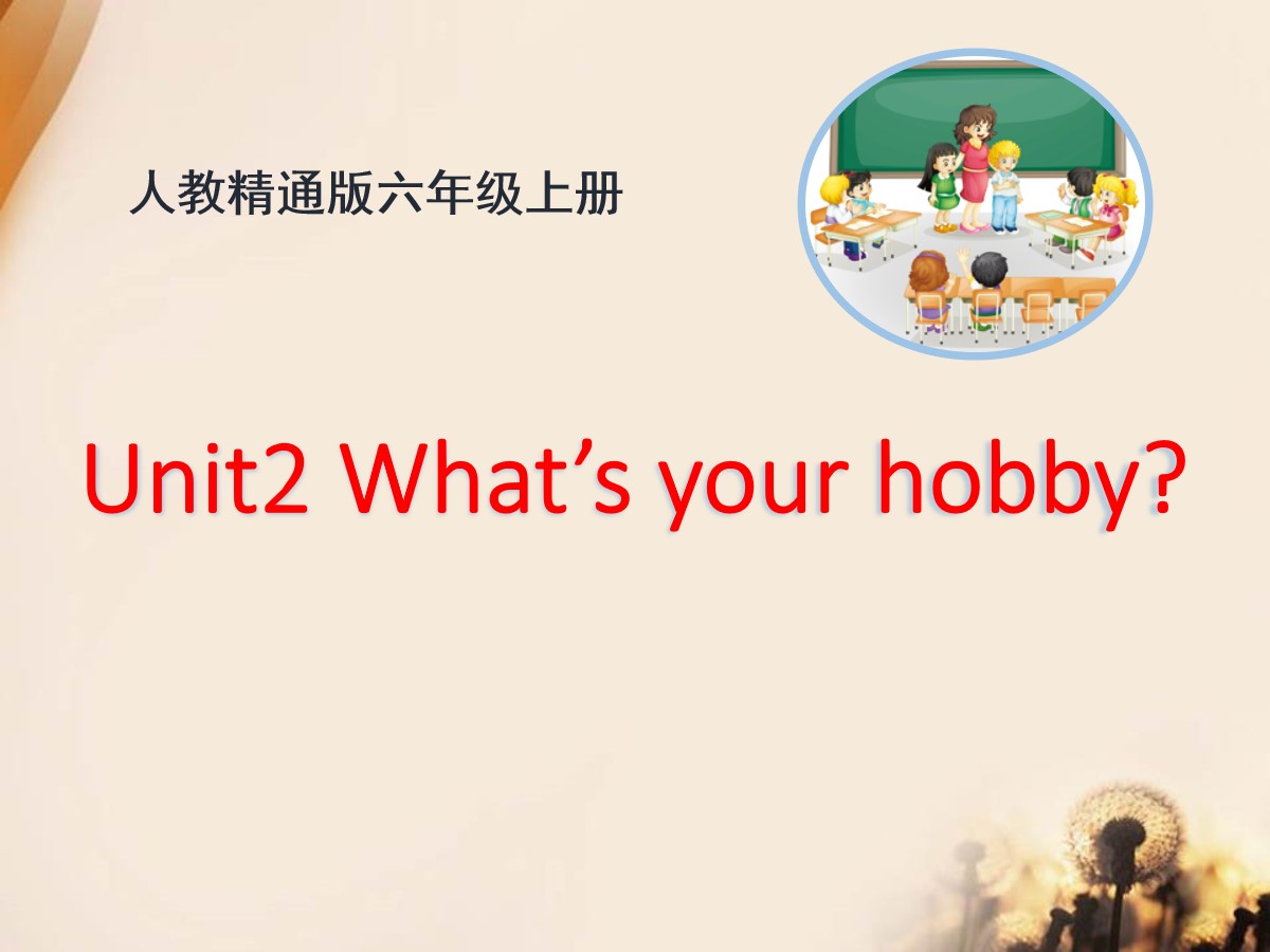 《What's your hobby?》PPT课件