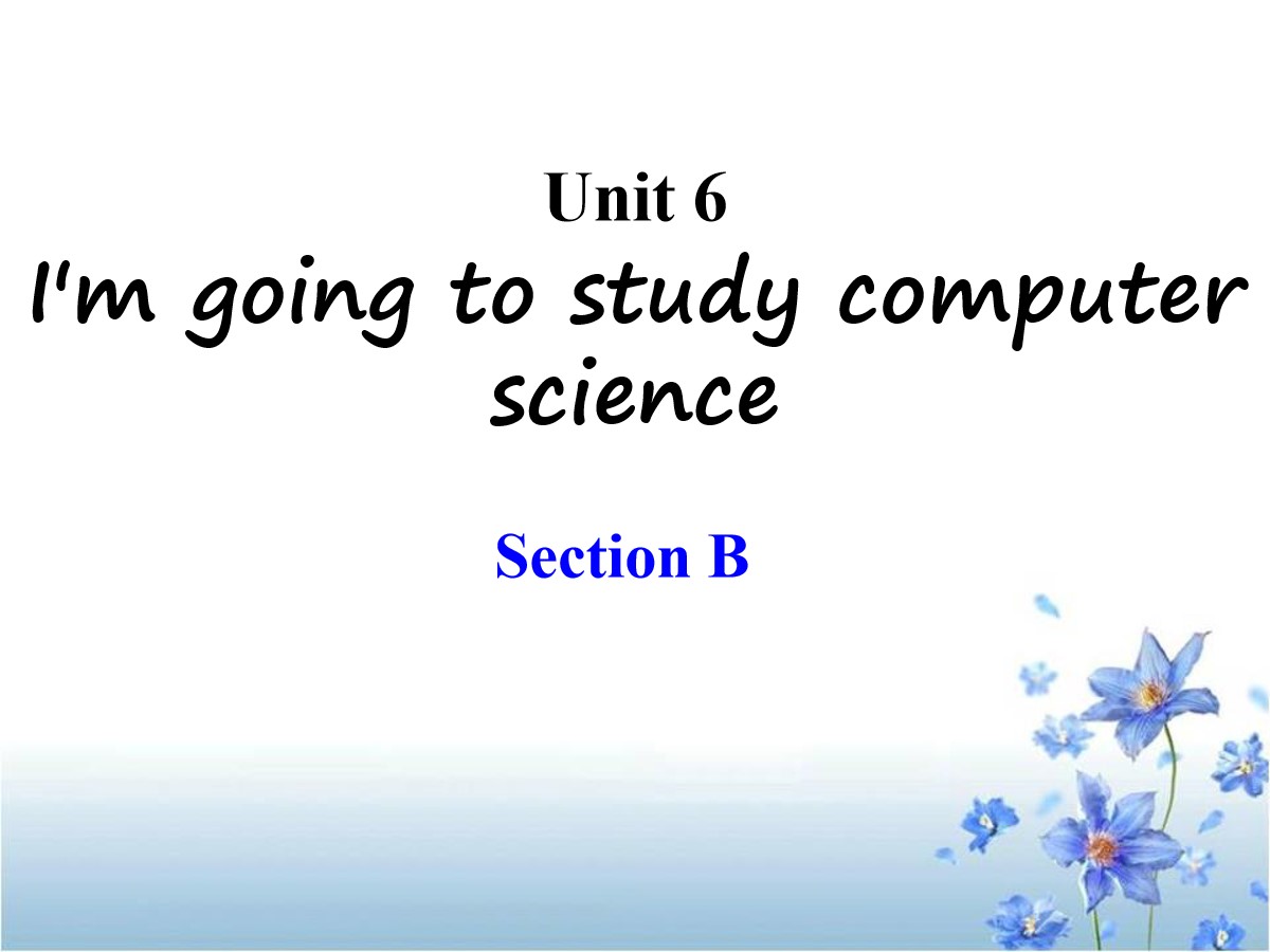 《I'm going to study computer science》PPT课件23