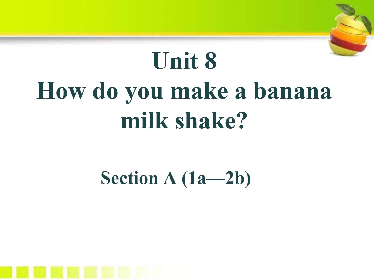 《How do you make a banana milk shake?》PPT课件18
