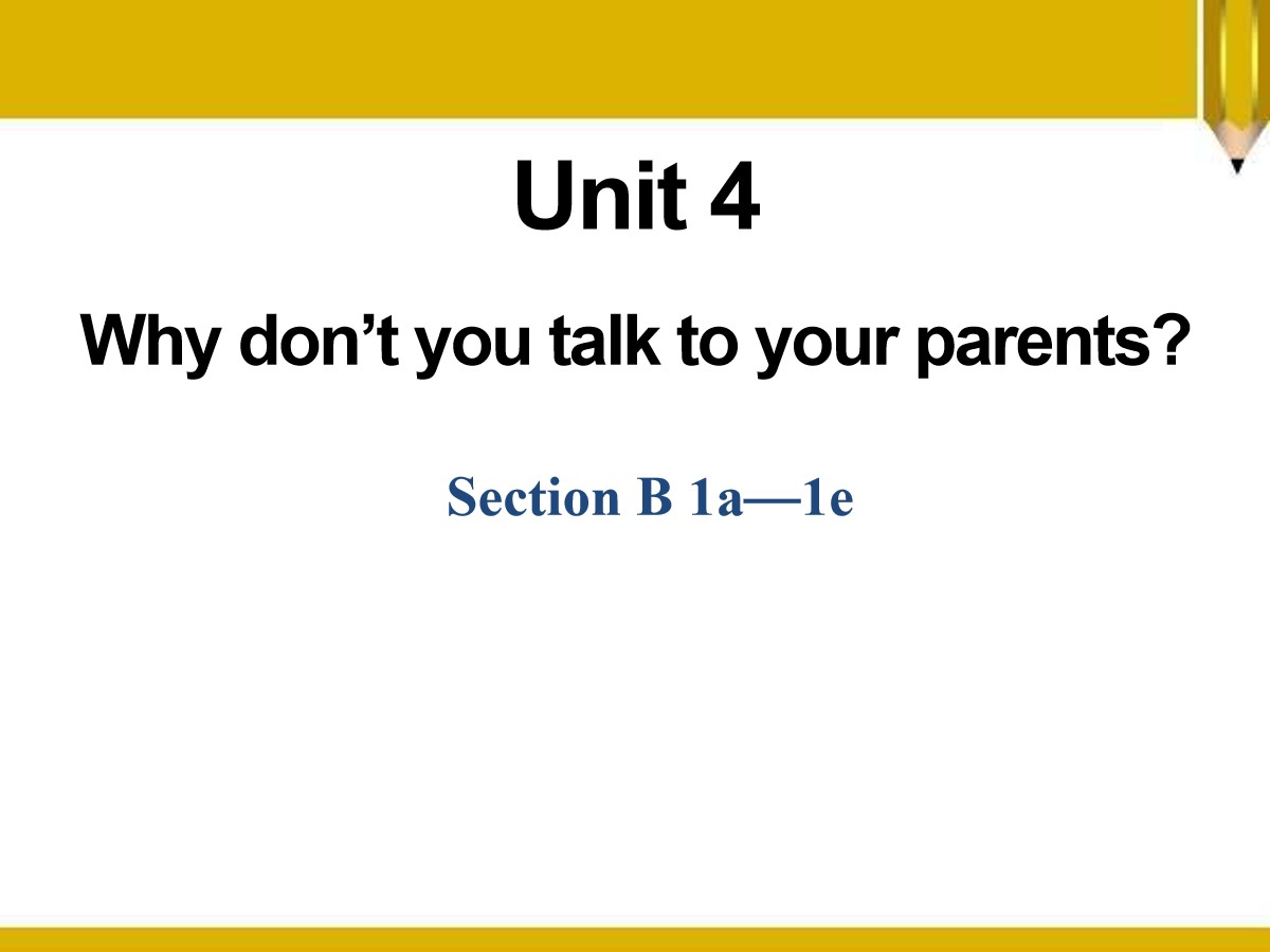 《Why don't you talk to your parents?》PPT课件9