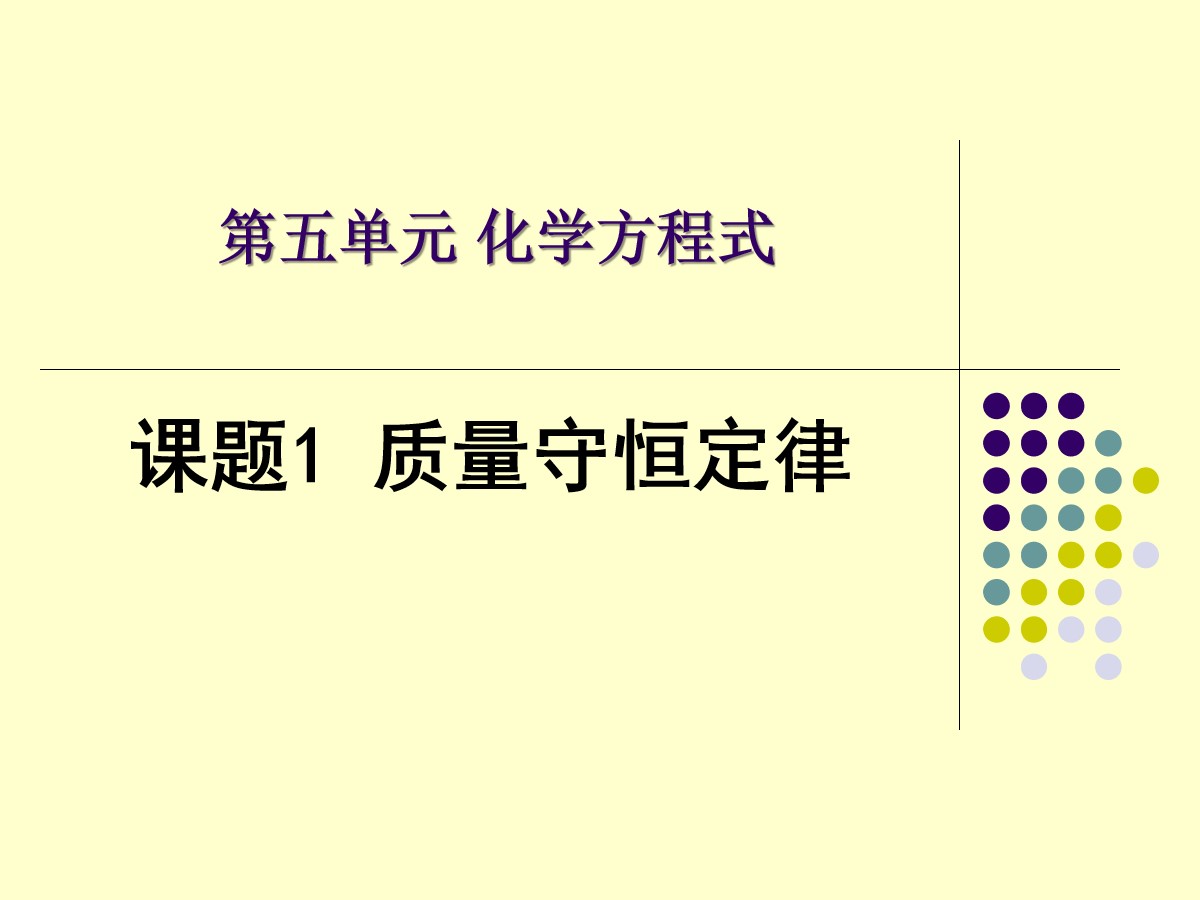 《质量守恒定律》化学变化及其表示PPT课件2