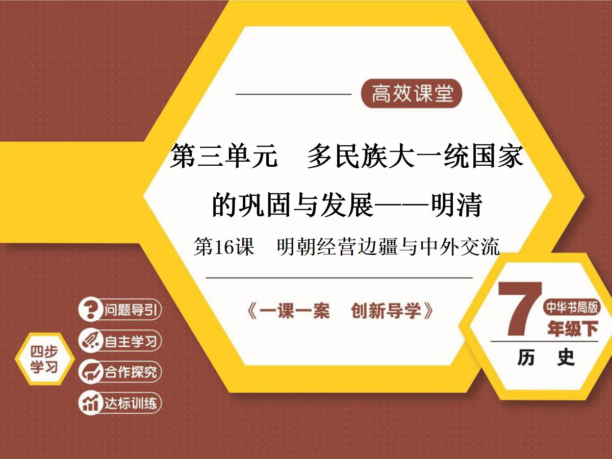 《明朝经营边疆与中外交流》多民族大一统国家的巩固与发展PPT课件3