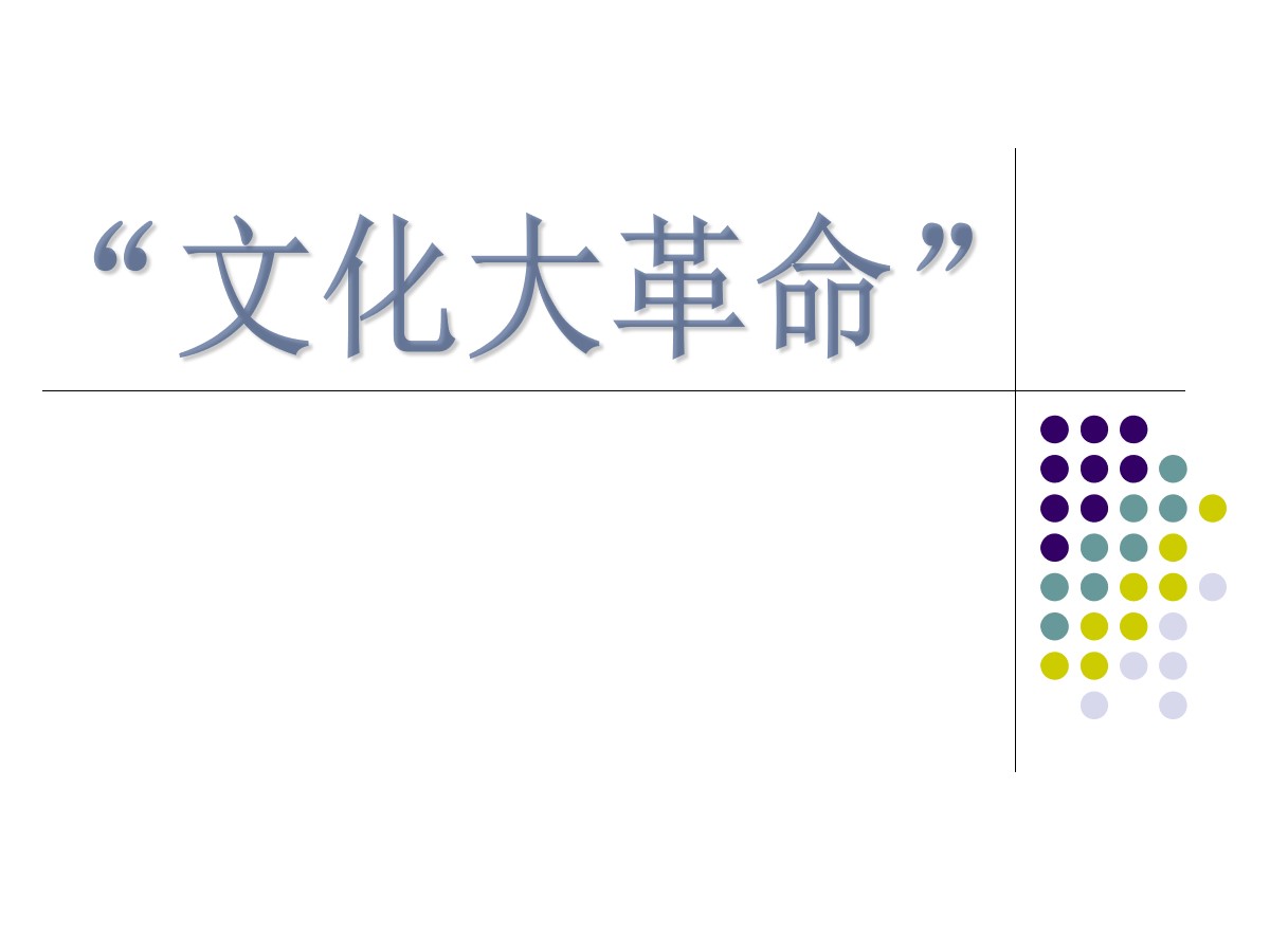 《“文化大革命”》社会主义道路的探索PPT课件2