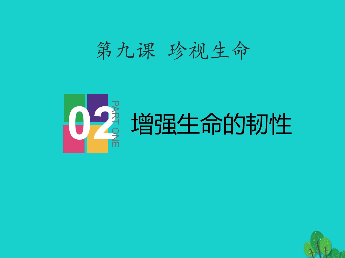 《增强生命的韧性》PPT