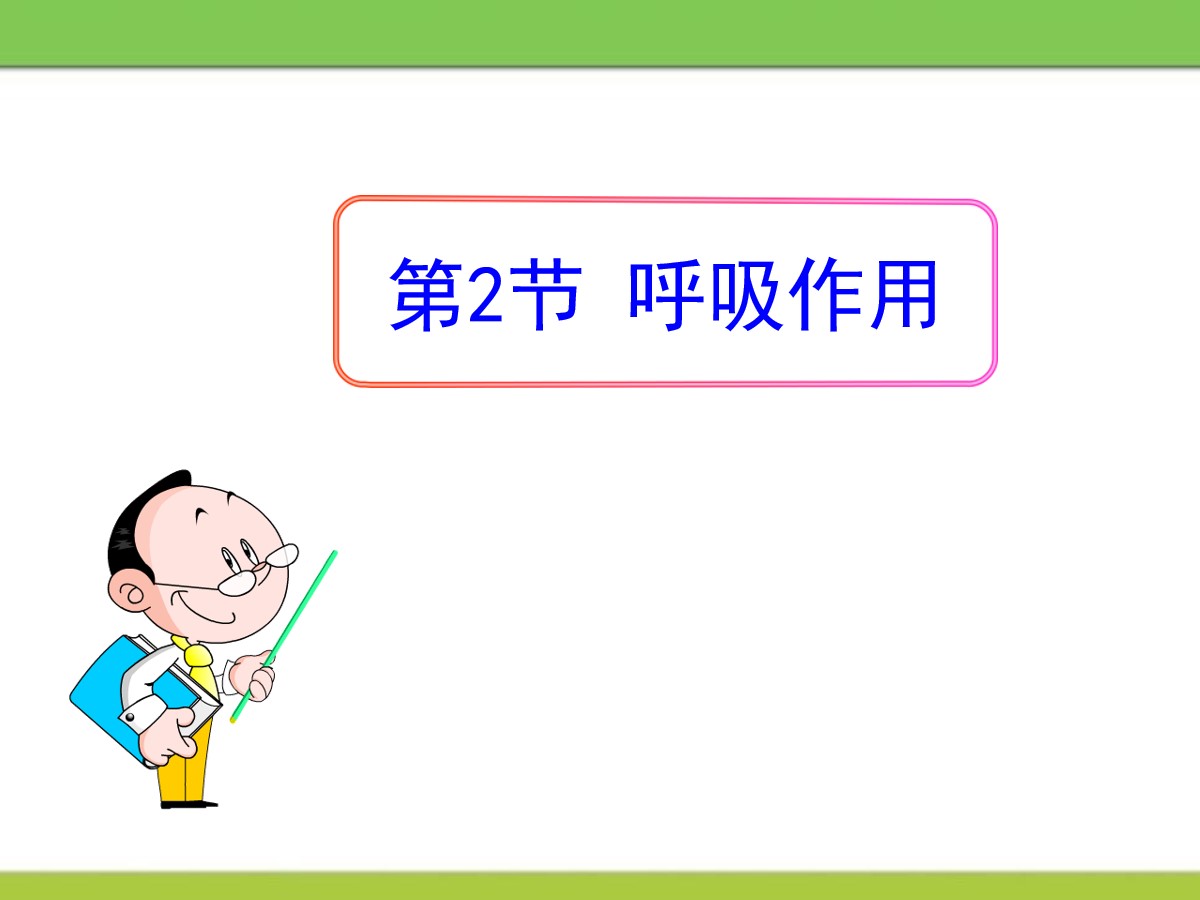 《呼吸作用》PPT