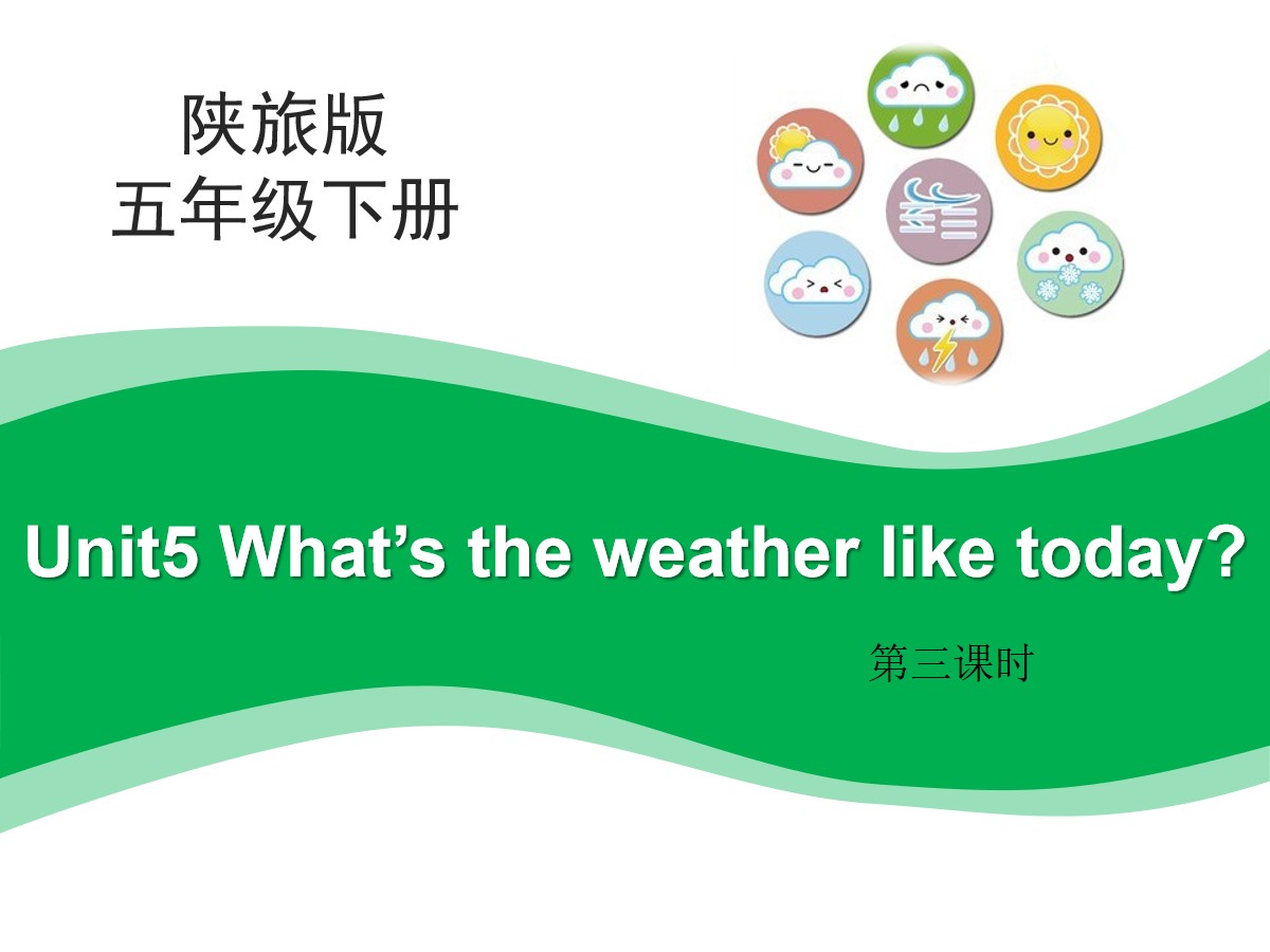 《What's the Weather like Today?》PPT