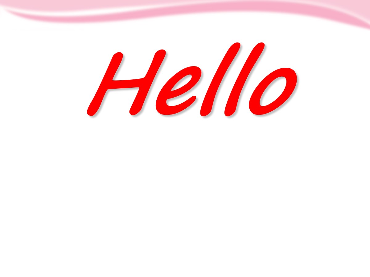 《Hello》PPT