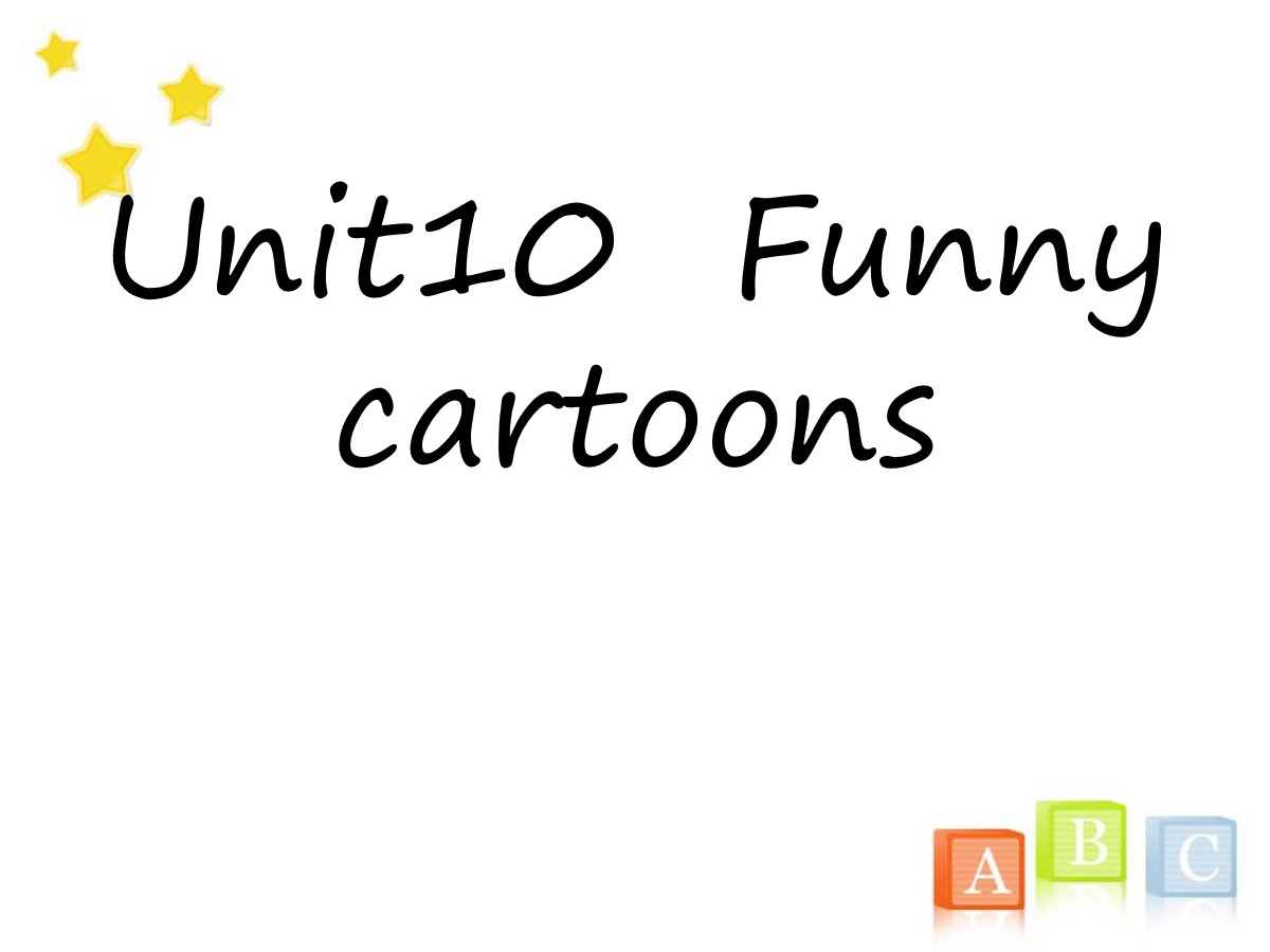 《Funny cartoons》PPT