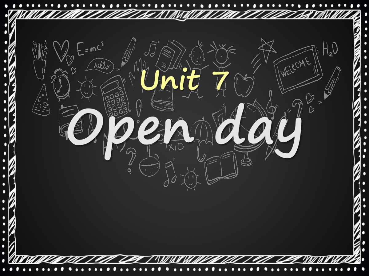 《Open day》PPT课件