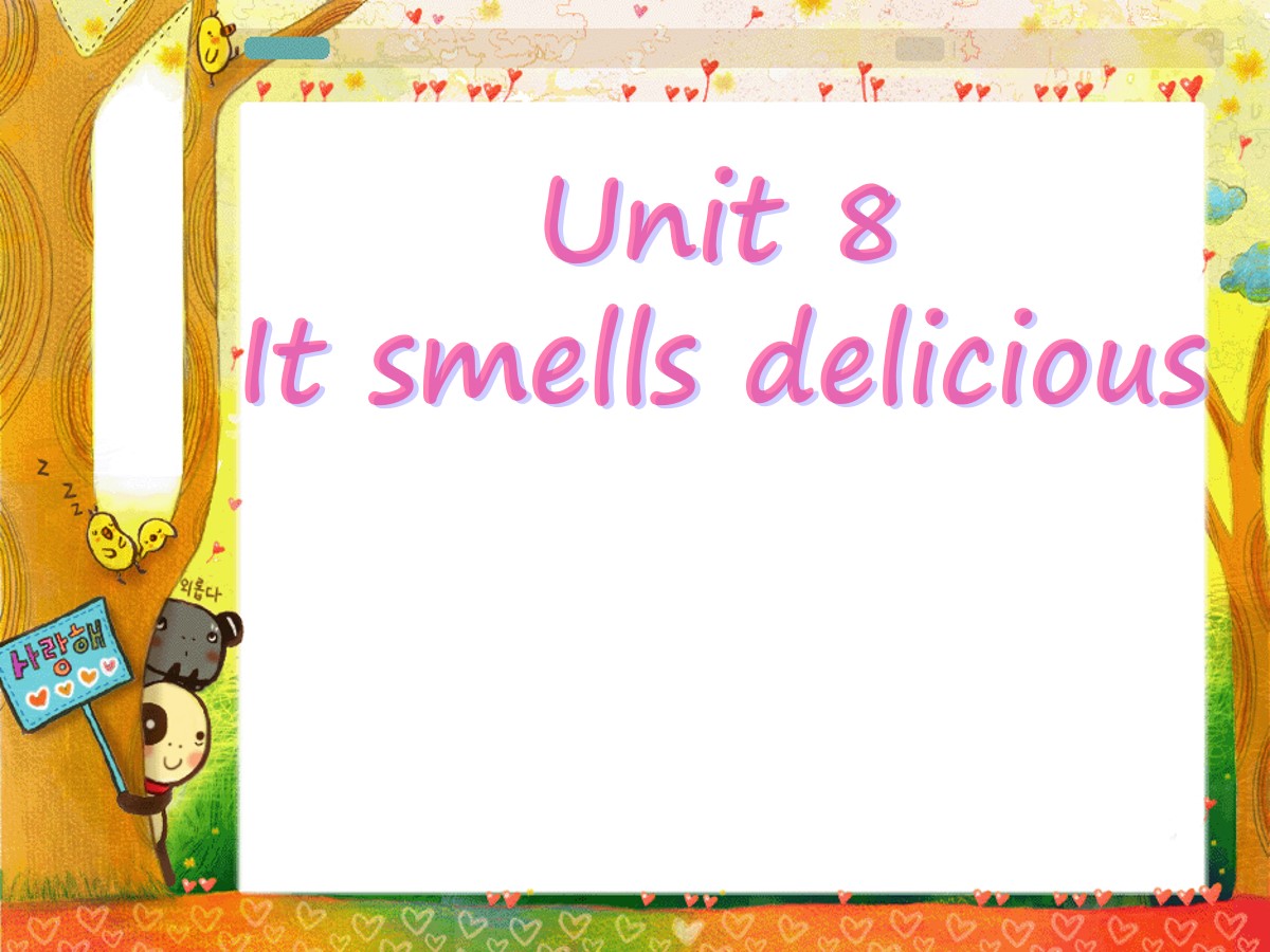 《It smells delicious》PPT课件