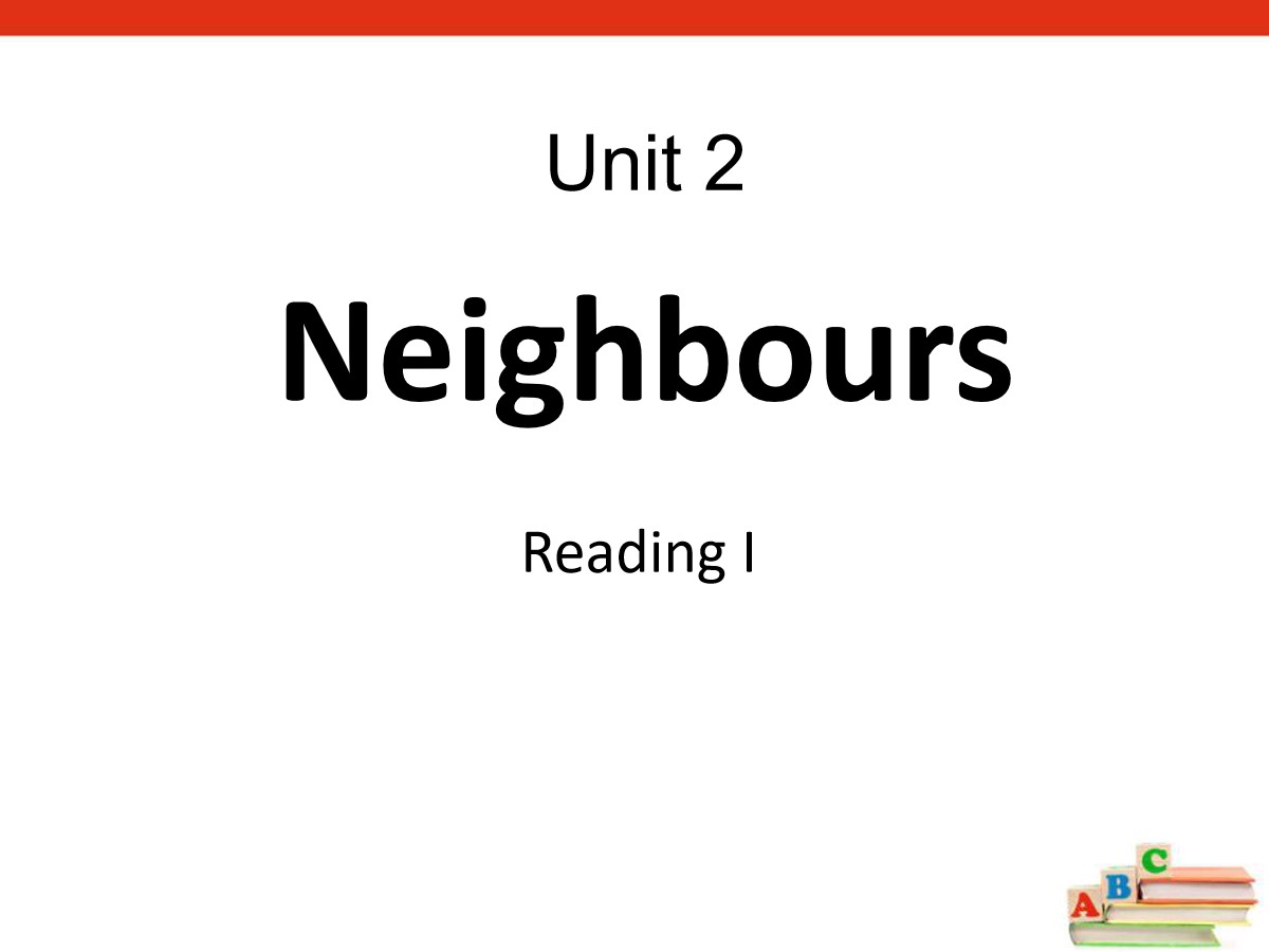 《Neighbours》ReadingPPT