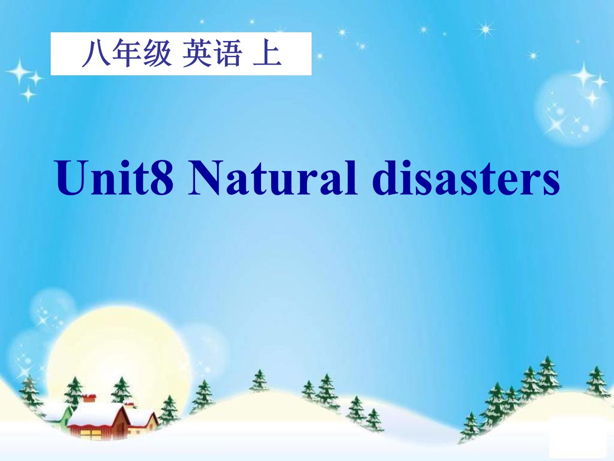 《Natural disasters》PPT