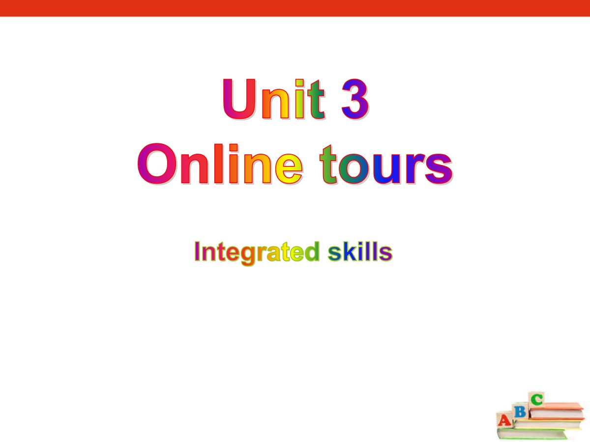 《Online tours》Integrated skillsPPT
