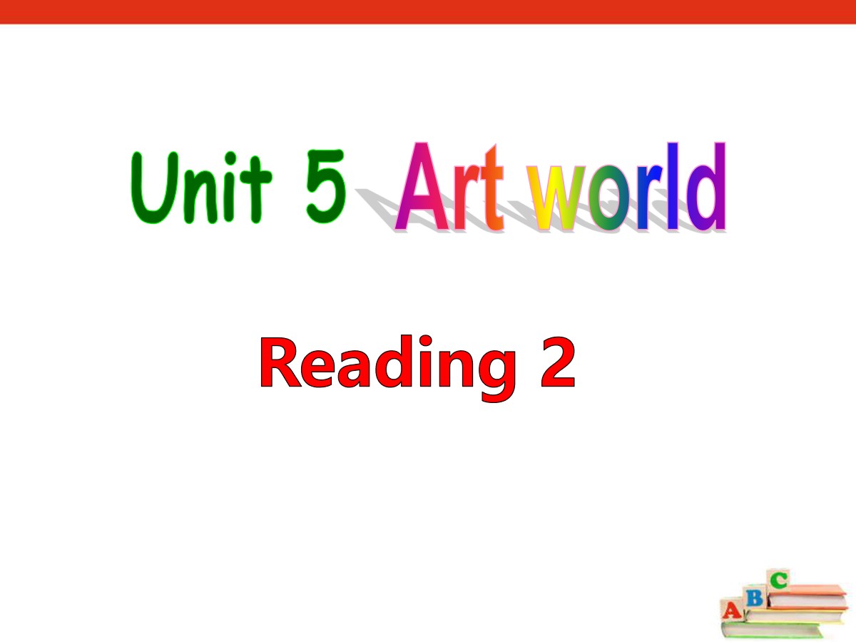 《Art world》ReadingPPT课件
