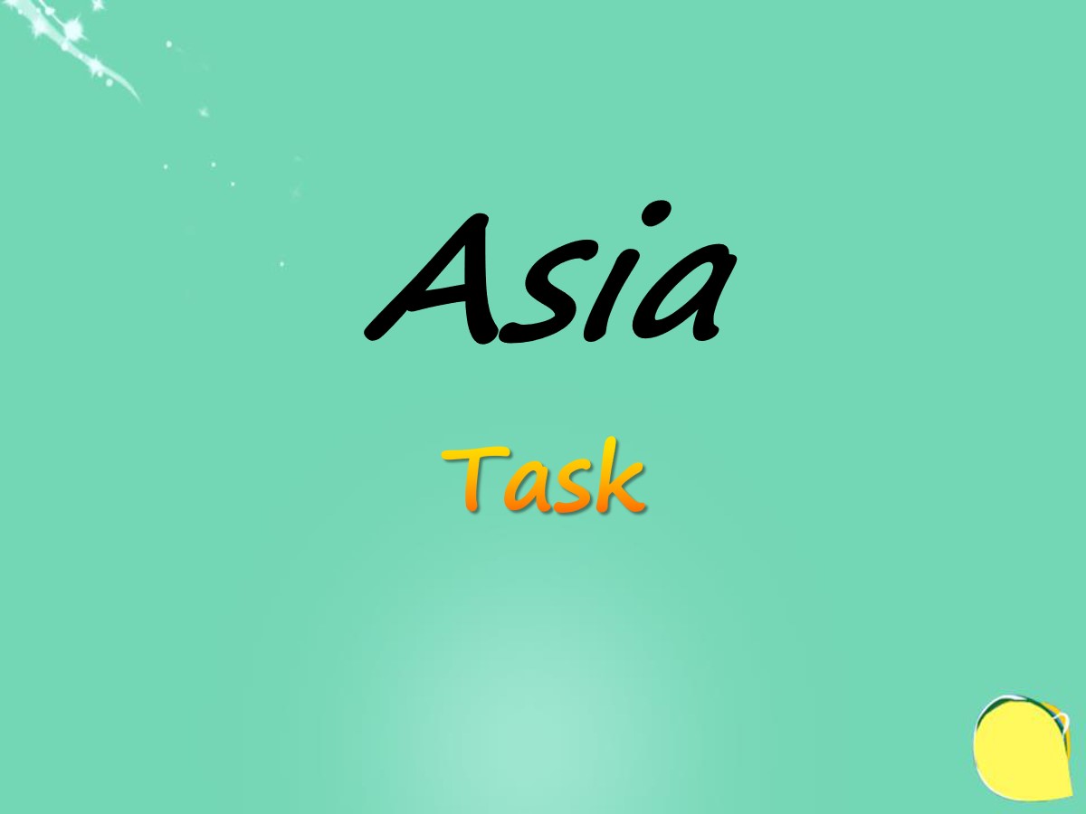 《Asia》TaskPPT