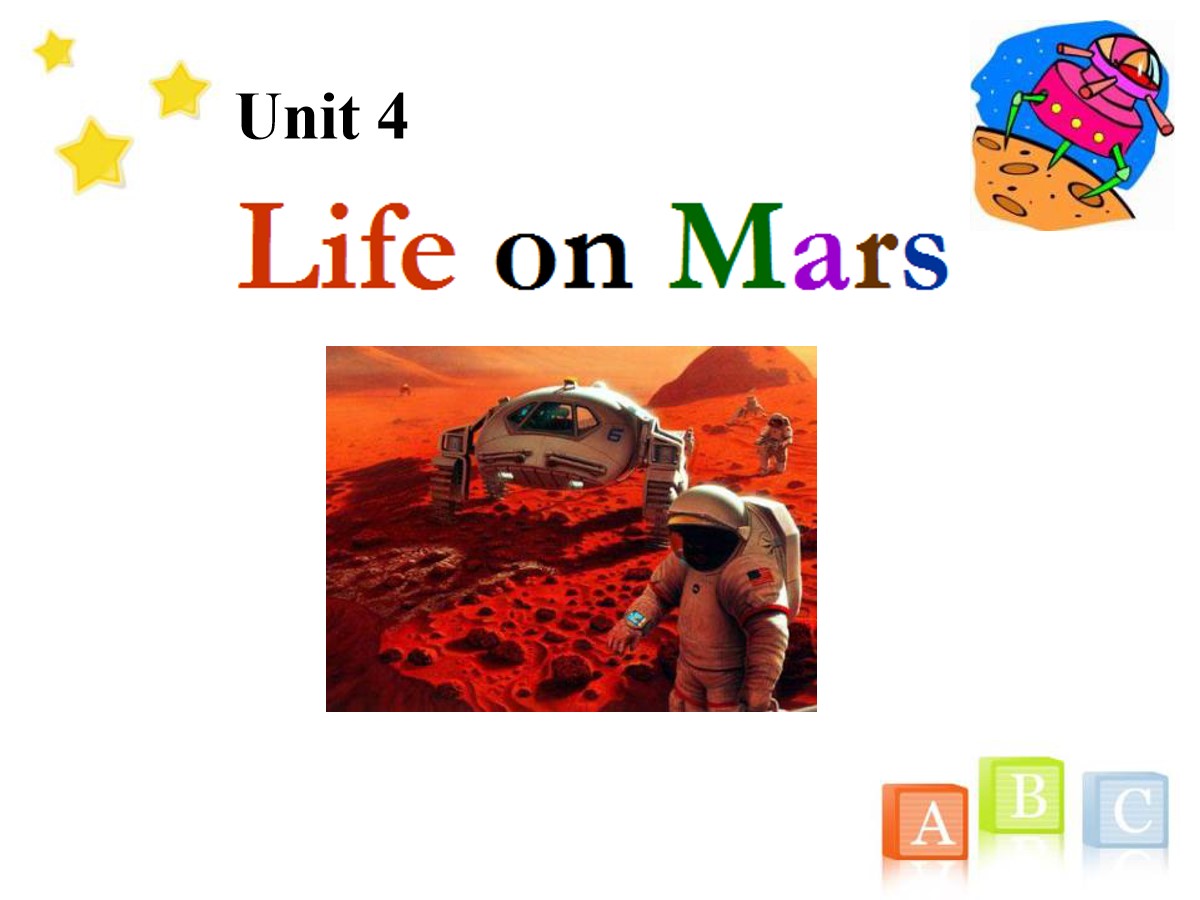 《Life on Mars》PPT课件