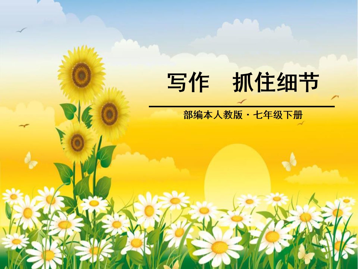 《抓住细节》PPT