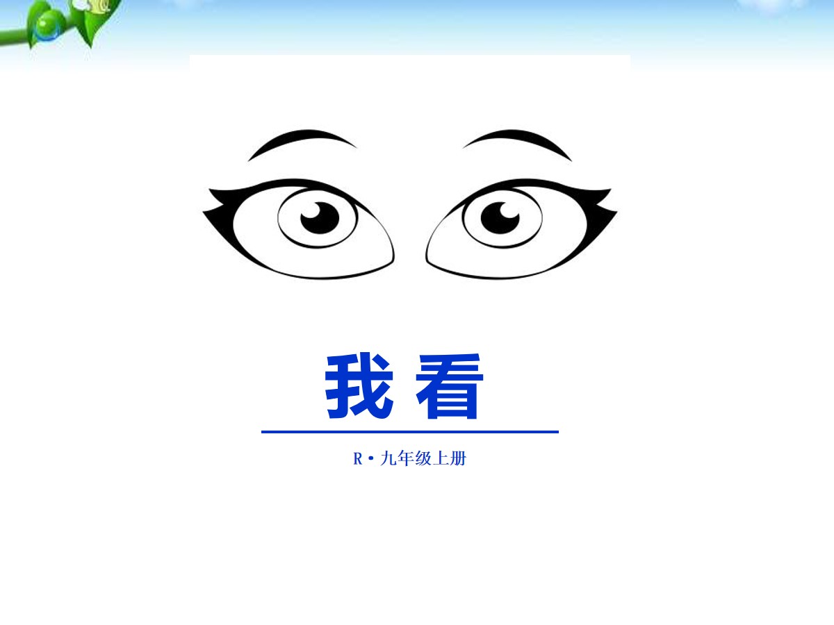 《我看》PPT