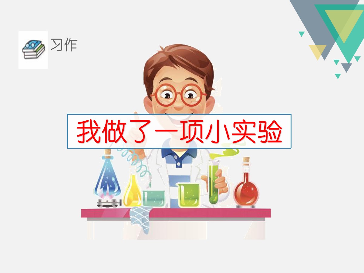 《我做了一项小实验》PPT