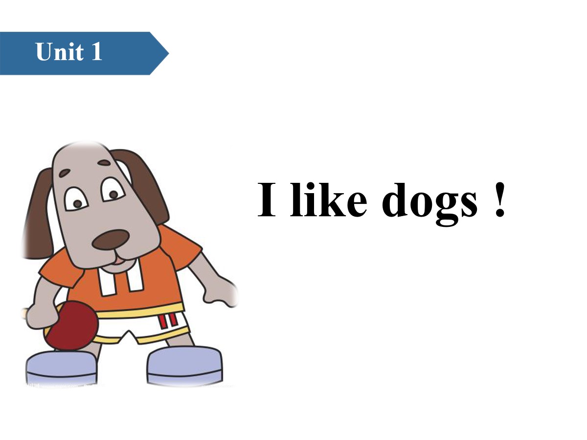 《I like dogs》PPT(第一课时)