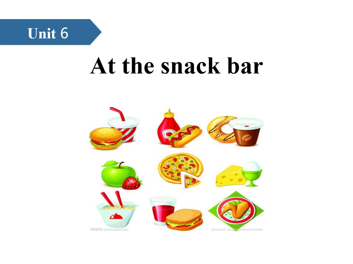 《At the snack bar》PPT(第一课时)