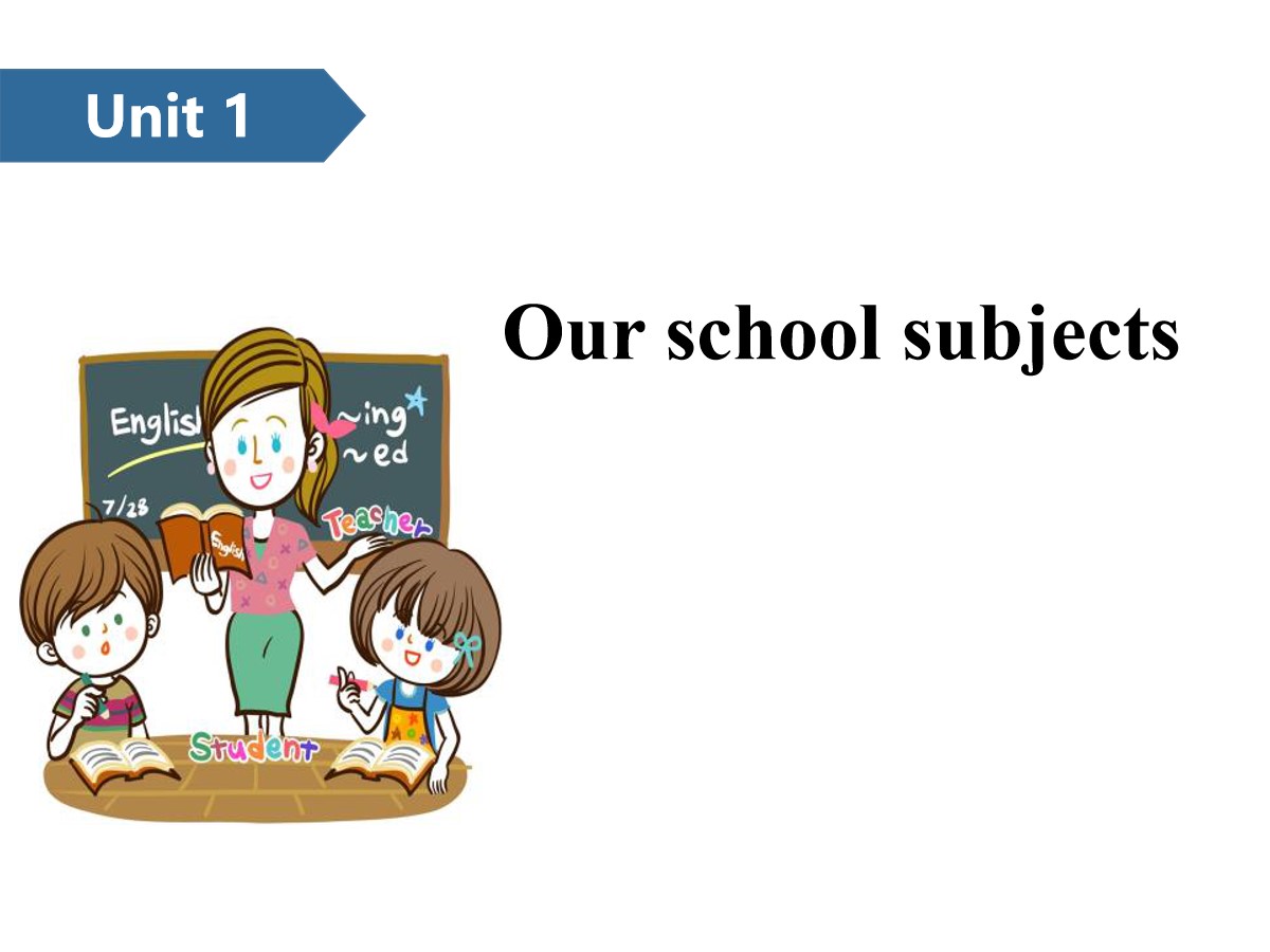 《Our school subjects》PPT(第一课时)