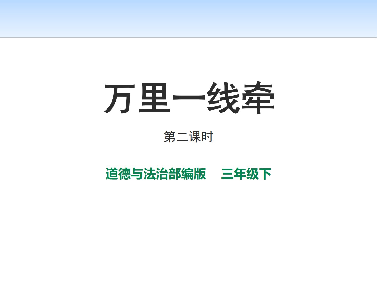 《万里一线牵》多样的交通和通信PPT教学课件