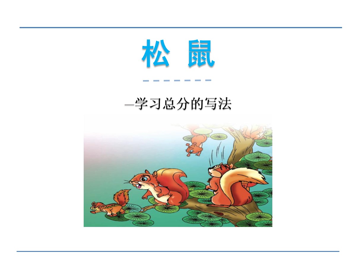 《松鼠》PPT